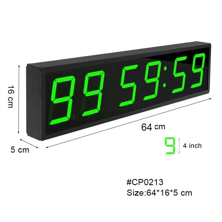 led digital wall clock
